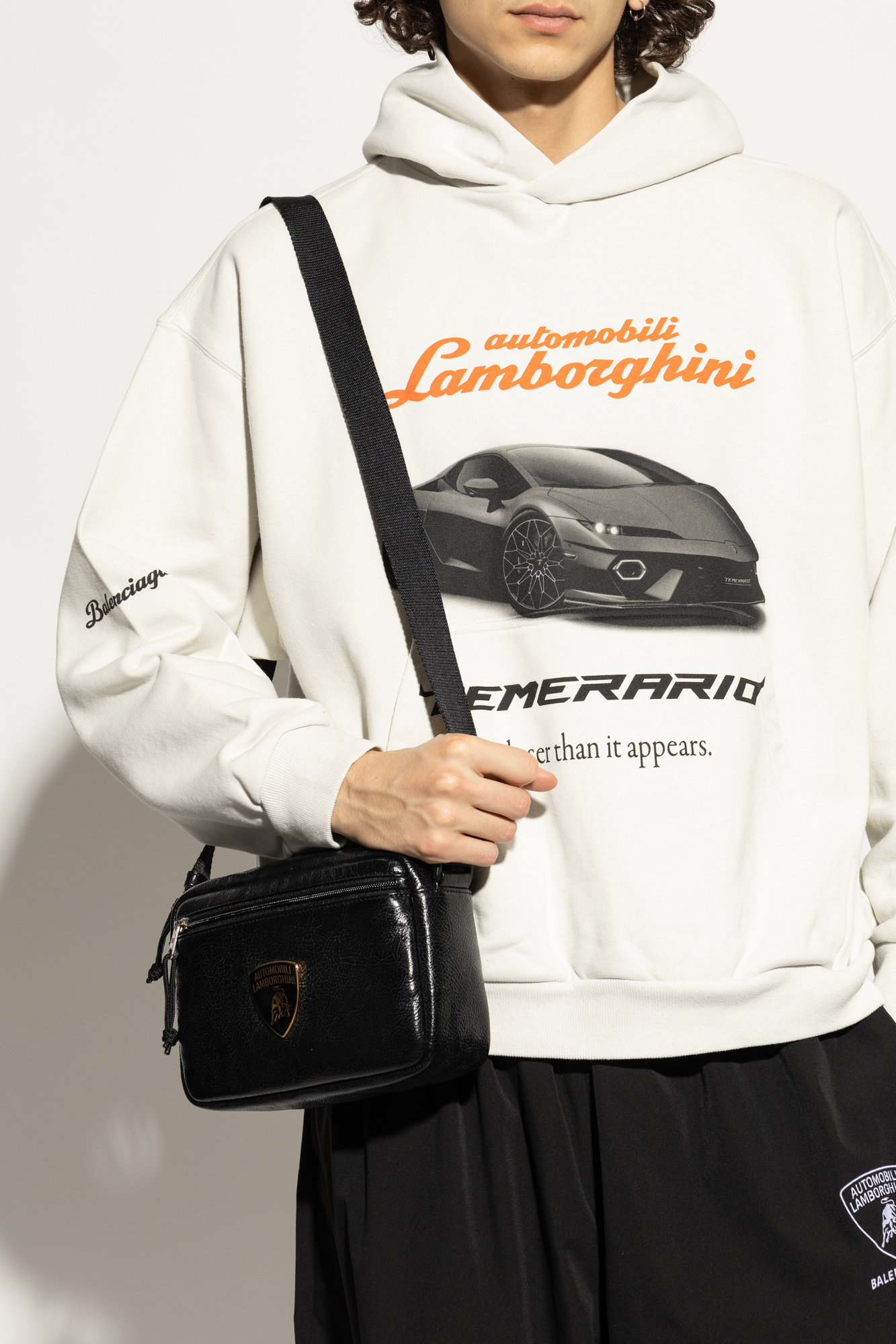 【即納】BALENCIAGA x Automobili Lamborghini Handbag small Men's Balenciaga | Automobili Lamborghini Rodeo Messenger